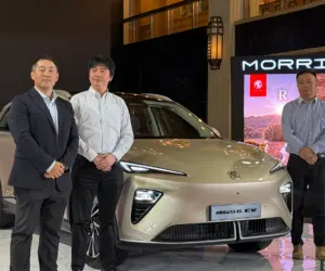 MG MGS6 EV resmi diluncurkan, SUV premium ini dibekali kapasitas baterai 77 kWh. (Sumber: Poskota/Aldi Harlanda Irawan)