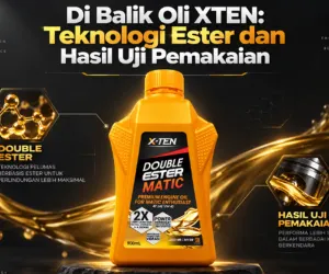 XTEN hadir sebagai alternatif oli motor, pilihan untuk motor matic, bebek, dan sport serta pentingnya mencocokkan SAE, API, dan JASO. (Sumber: Planet Ban)