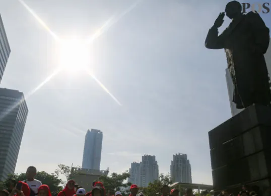 Cuaca di Jakarta. (Sumber: Poskota)