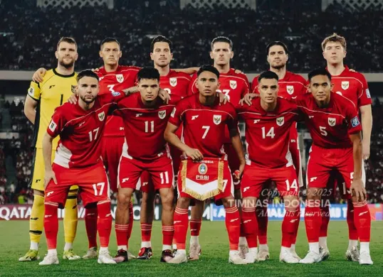 Potret para pemain Timnas Indonesia. (Sumber: X/@TimnasIndonesia)