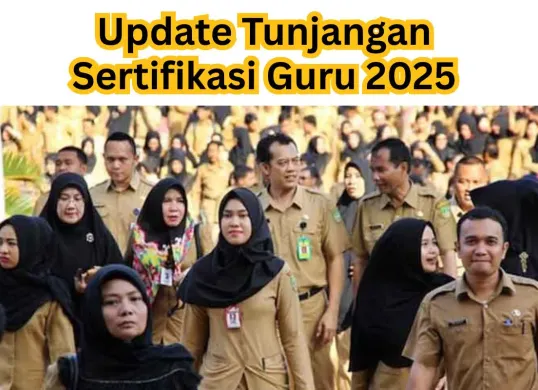 Tunjangan profesi guru 2025 sudah cair? Cek ketentuan terbaru di sini. (Sumber: Poskota/Arip Apandi)