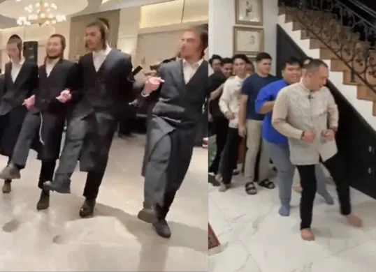 Letkajenkka, tarian rakyat Finlandia yang kembali populer di media sosial dipaki unutk joget bagi-bagi THR. Mirip tarian Yahudi?