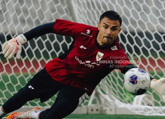 Potret penjaga gawang Timnas Indonesia, Emil Audero Mulyadi. (Sumber: X/@TimnasIndonesia)