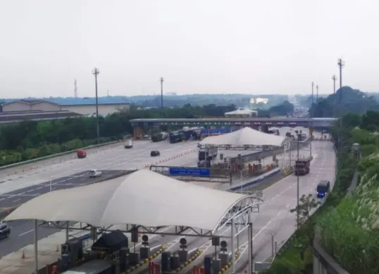 Sistem one way Tol Cipali arus balik lebaran 2025. (Sumber: pu.go.id)