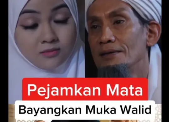 Pejamkan mata, bayangkan muka Walid viral (Sumber: TikTok/IRFAN FANOO)