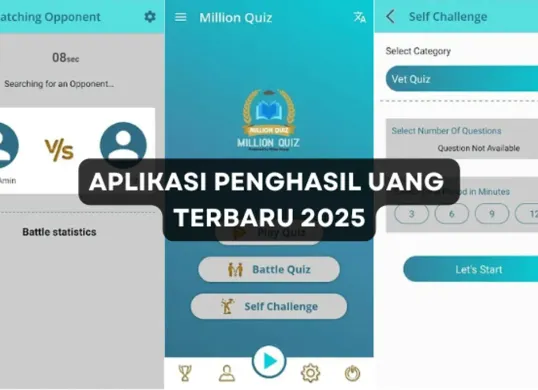 Cukup dengan menjawab kuis yang mudah berikut ini, Anda berkesempatan menerima saldo DANA gratis langsung ke dompet elektronik tanpa perlu modal! (Sumber: Google Play)