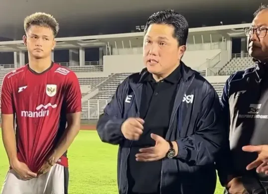 Ketua Umum PSSI, Erick Thohir, menyebut kehadiran wakil pemerintah China menjadi keseriusan lawan jelang laga Timnas Indonesia. (Sumber: Instagram/@erickthohir)