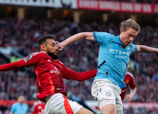 Hasil derby Manchester United vs Manchester City di pekan 31 Liga Inggris 2024-25. (Sumber: Instagram @manchesterunited)