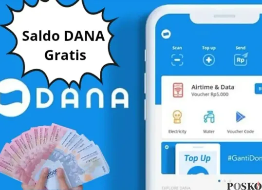 Saldo DANA gratis hari ini Kamis, 10 April 2025. (Sumber: Poskota/Risti Ayu Wulansari)