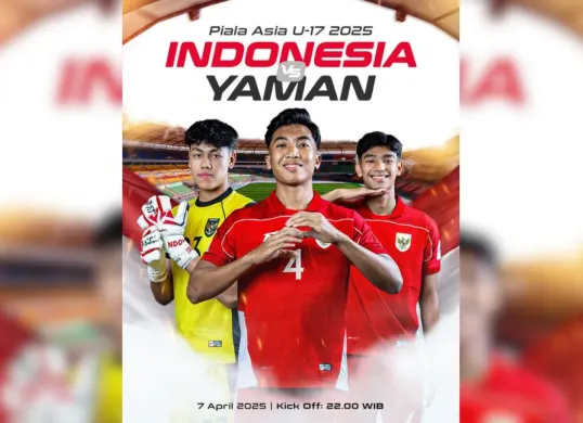 Timnas Indonesia U-17 akan menghadapi Timnas Yaman U-17 dalam laga krusial Piala Asia U-17 2025 malam ini, 7 April 2025.