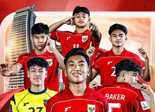Timnas Indonesia U-17 akan menghadapi Korea Utara di babak perempat final Piala Asia U-17 2025. (Sumber: Instagram @erickthohir, PSSI, dan Timnas Indonesia)
