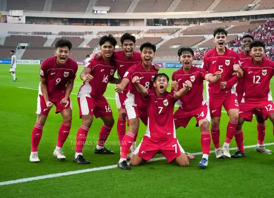 Timnas Indonesia U-17 hadapi Korea Utara di perempat final Piala Asia U-17 2025. (Sumber: X @TimnasIndonesia)