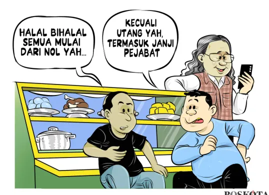 Obrolan Warteg: Jangan Sebatas Halal Bihalal (Sumber: Poskota/Arif Setiadi)