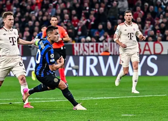 Inter Milan mencuri kemenanga penting di kandang Bayern Munchen (Sumber: Instagram/@433)