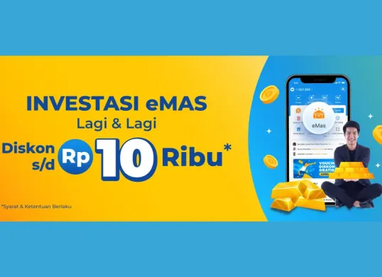 Investasikan uangmu di DANA eMas (Sumber: DANA)