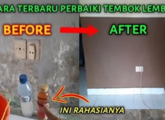 Ikuti cara rahasia mengatasi tembok lembab dan cat mengelupas untuk rumah yang lebih sehat dan tampak indah. (Sumber: YouTube/@Uduksamir)