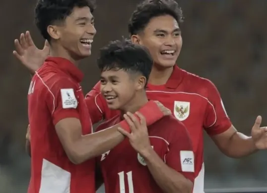 Timnas Indonesia U-17 dipastikan lolos Piala Dunia U-17 2025. (Sumber: Instagram/@afcasiancup)