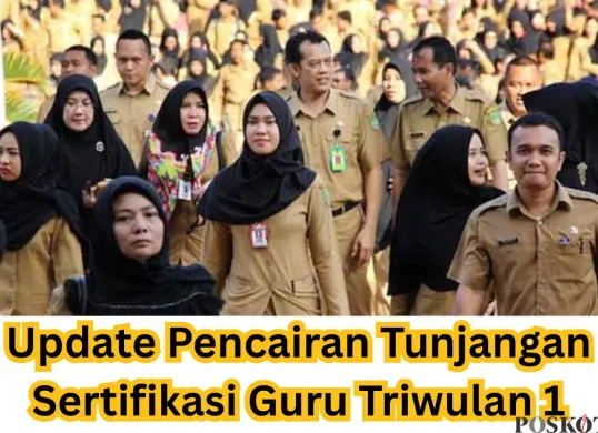 Informasi terbaru terkait pencairan tunjangan sertifikasi guru. (Sumber: Poskota/Arip Apandi)