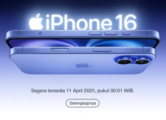 harga resmi iPhone 16 di Indonesia (Sumber: iBox)