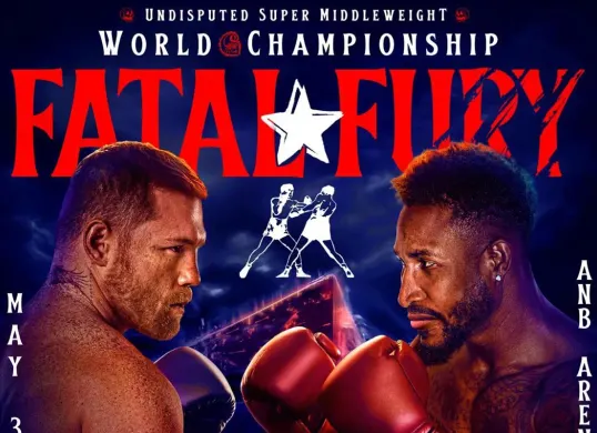 Info live streaming Canelo Alvarez vs William Scull dalam pertarungan tinju unifikasi gelar juara dunia kelas menengah super. (Sumber: Instagram @daznboxing)
