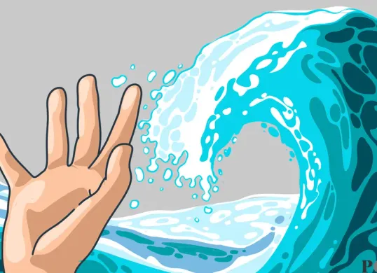 Ilustrasi korban tenggelam. (Sumber: Poskota/Arif Setiadi)