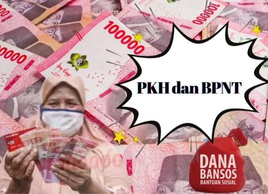 Penyaluran saldo dana bansos PKH dan BPNT tahap 2 2025. (Sumber: Poskota/Risti Ayu Wulansari)