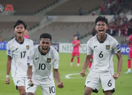 Timnas Indonesia U-17 akan menghadapi Korea Utara di perempat final Piala Asia U-17 2025. (Sumber: X/@TimnasIndonesia)