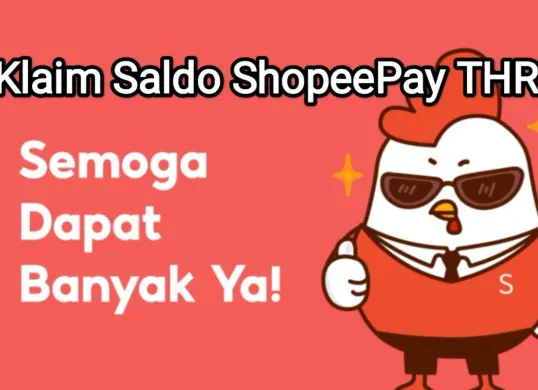 Saldo ShopeePay THR. (Sumber: Shopee)