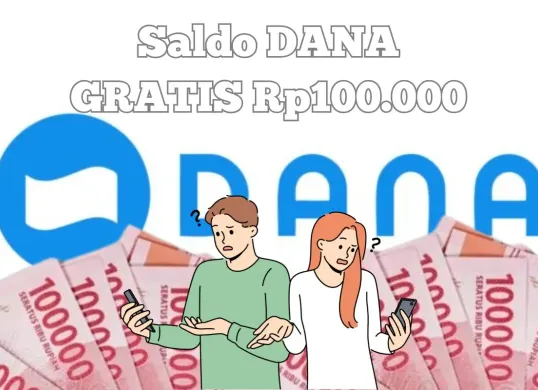 Klaim saldo DANA Gratis Rp100.000 di aplikasi penghasil uang MaenYo!. (Sumber: Poskota/Syania Nurul Lita Baikuni)