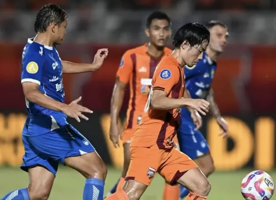 Laga Borneo FC vs Persib Bandung di Liga 1 2024-2025 berakhir 2-2. (Sumber: Instagram/@borneofc.id)
