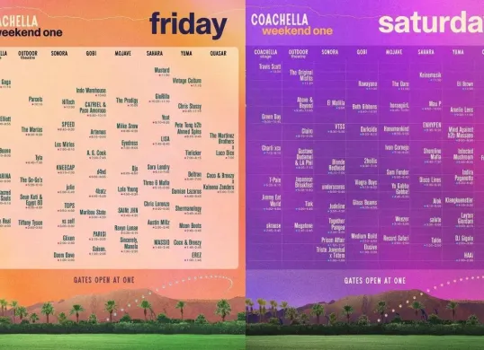 Link nonton streaming Coachella gratis 11-13 April 2025. (Sumber: Instagram/@coachella)
