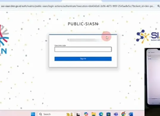 Aplikasi Google Authenticator hilang? ASN tetap bisa login ke ASN Digital dengan cara ini. (Sumber: YouTube/@Calon Guru)