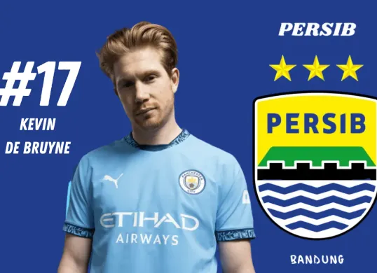 Rumor Kevin De Bruyne ke Persib Bandung memicu kehebohan di jagat sepak bola nasional. Meski belum ada konfirmasi resmi, isu ini menggambarkan perkembangan signifikan dalam daya tarik Liga 1 Indonesia. (Sumber: Poskota/Yusuf Sidiq)