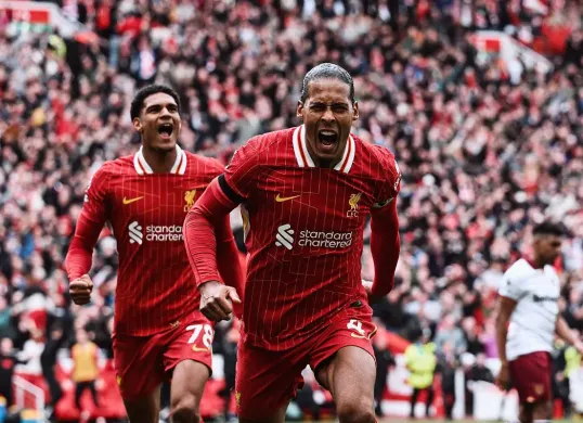 Skenario Liverpool juara Premier League setelah Si Merah menang 2-1 atas West Ham United. (Sumber: Instagram @liverpoolfc)
