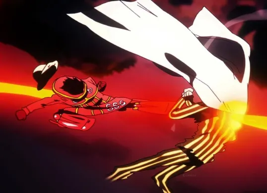 Pertarungan epik antara Luffy dan Kizaru akhirnya dimulai dalam anime One Piece 1125. (Sumber: X/@eukniv)