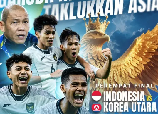 Nobar Timnas Indonesia U-17 vs Korea Utara. (Sumber: Instagram @rctisports)