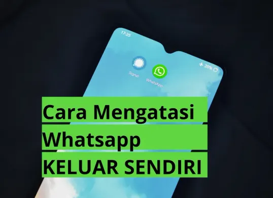 Cara mengatasi aplikasi WhatsApp yang sering keluar dengan sendirinya, tanpa perlu uninstall WhatsApp. (Canva)