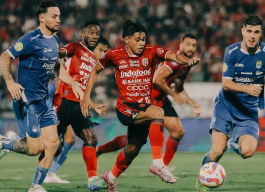 Bali United vs Persib di pertemuan pertama Liga 1 musim 2024-25. (Sumber: Media Officer Bali United)