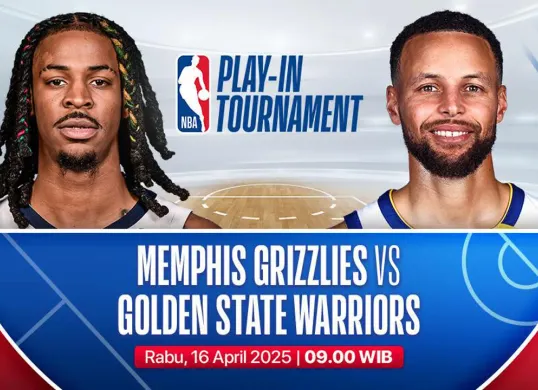 Link live streaming Golden State Warriors vs Memphis Grizzlies. (Sumber: Vidio)
