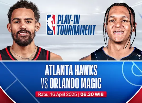 Link live streaming Orlandi Magic vs Atlanta Hawks. (Sumber: Vidio)