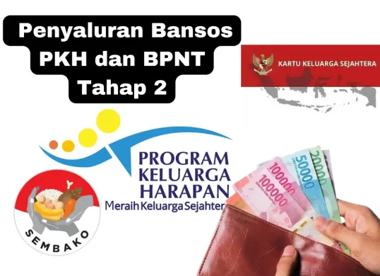 Pencairan saldo bansos PKH dan BPNT tahap 2 2025. (Sumber: Poskota/Syania Nurul Lita Baikuni)