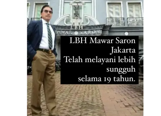 Hotma Sitompoel semasa hidupnya mendirikan LBH Mawar Saron yang sudah berdiri hampir 20 tahun dan banyak kasus yang sudah tanganinya (Sumber: Capture Instagram Hotma Sitompoel Official)