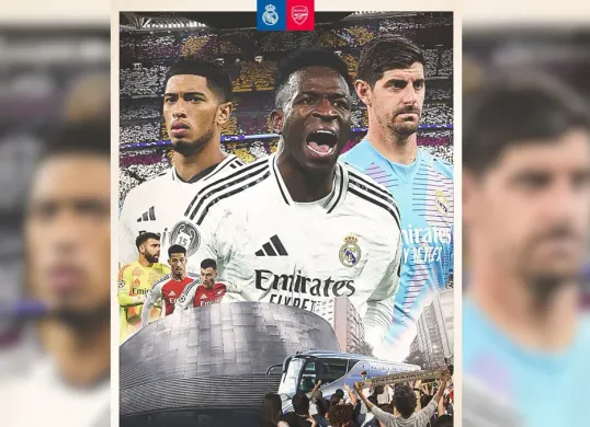 Klik link live streaming Real Madrid vs Arsenal di Liga Champions, kick-off 02.00 WIB dini hari (Sumber: Instagram @realmadrid)