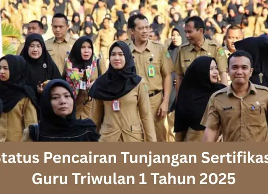 Update terbaru TPG Triwulan 1 2025. (Sumber: Poskota/Arip Apandi)