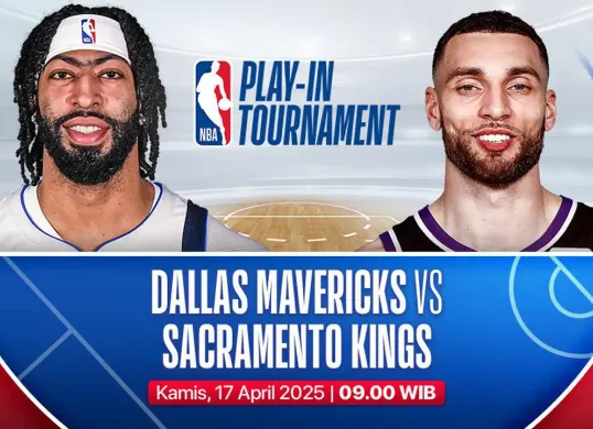 Link live streaming Sacramento Kings vs Dallas Mavericks. (Sumber: Vidio)