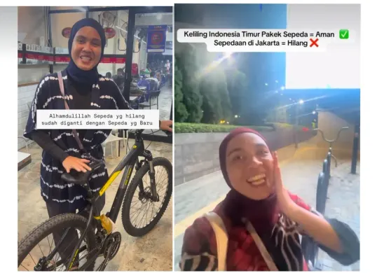 Selebgram Mimi Campervan kehilangan sepeda di Stasiun MRT. Tak digubris MRT, ia justru mendapat dukungan dan sepeda baru dari komunitas pesepeda. Ia tetap menuntut keadilan dan keamanan publik. (Sumber: Capture Instagram @mimicampervan_girl)