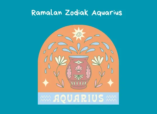 Ramalan zodiak Aquarius 17 April 2025. (Canva)