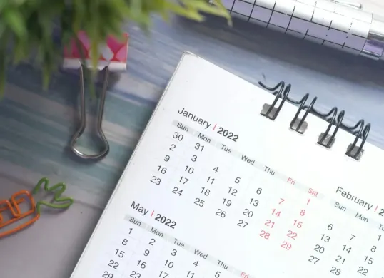 Ilustrasi kalender. (Sumber: Pexels/Towfiqu barbhuiya)