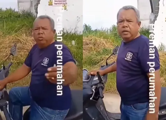 Aksi premanisme di Bekasi meminta jatah preman kepada pekerja bangunan. (Sumber: Tangkap Layar Instagram/@funnelmedia)