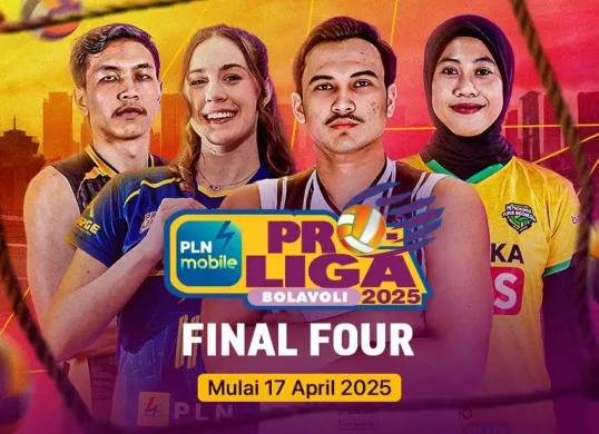 Live streaming final four Proliga 2025 Popsivo Polwan vs Enduro dan LavAni vs Bhayangkara Presisi. (Sumber: Vidio)